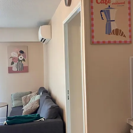Appartement Très Joli T2 De 40m2 à 300m Clim, Balcon, Garage, Cosy Et Confort